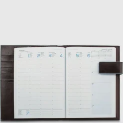 Agenda hebdomadaire en cuir