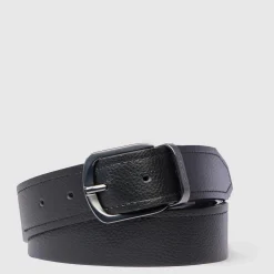Ceinture homme en cuir avec boucle-ardillon