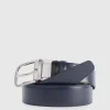 Ceinture homme en cuir avec boucle-ardillon
