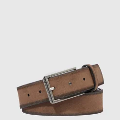 Ceinture homme en cuir avec boucle-ardillon