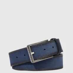 Ceinture homme en cuir avec boucle-ardillon