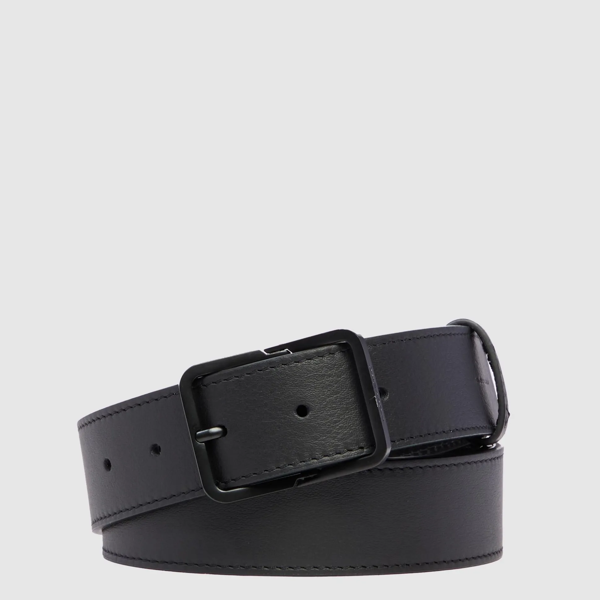 Ceinture homme en cuir avec boucle-ardillon