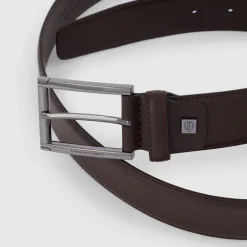 Ceinture homme en cuir avec boucle-ardillon