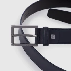 Ceinture homme en cuir avec boucle-ardillon