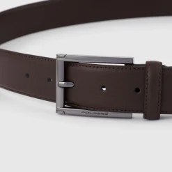 Ceinture homme en cuir avec boucle-ardillon