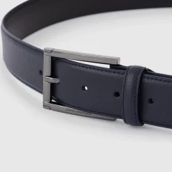Ceinture homme en cuir avec boucle-ardillon