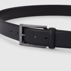 Ceinture homme en cuir avec boucle-ardillon