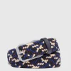 Ceinture tressée élastique homme