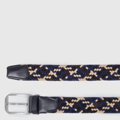 Ceinture tressée élastique homme