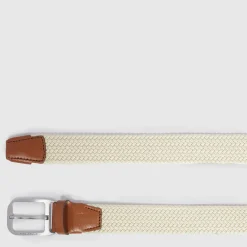 Ceinture tressée élastique homme