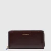 Grand portefeuille femme zippé