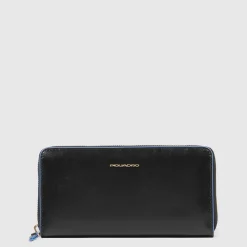 Grand portefeuille femme zippé