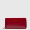 Grand portefeuille femme zippé