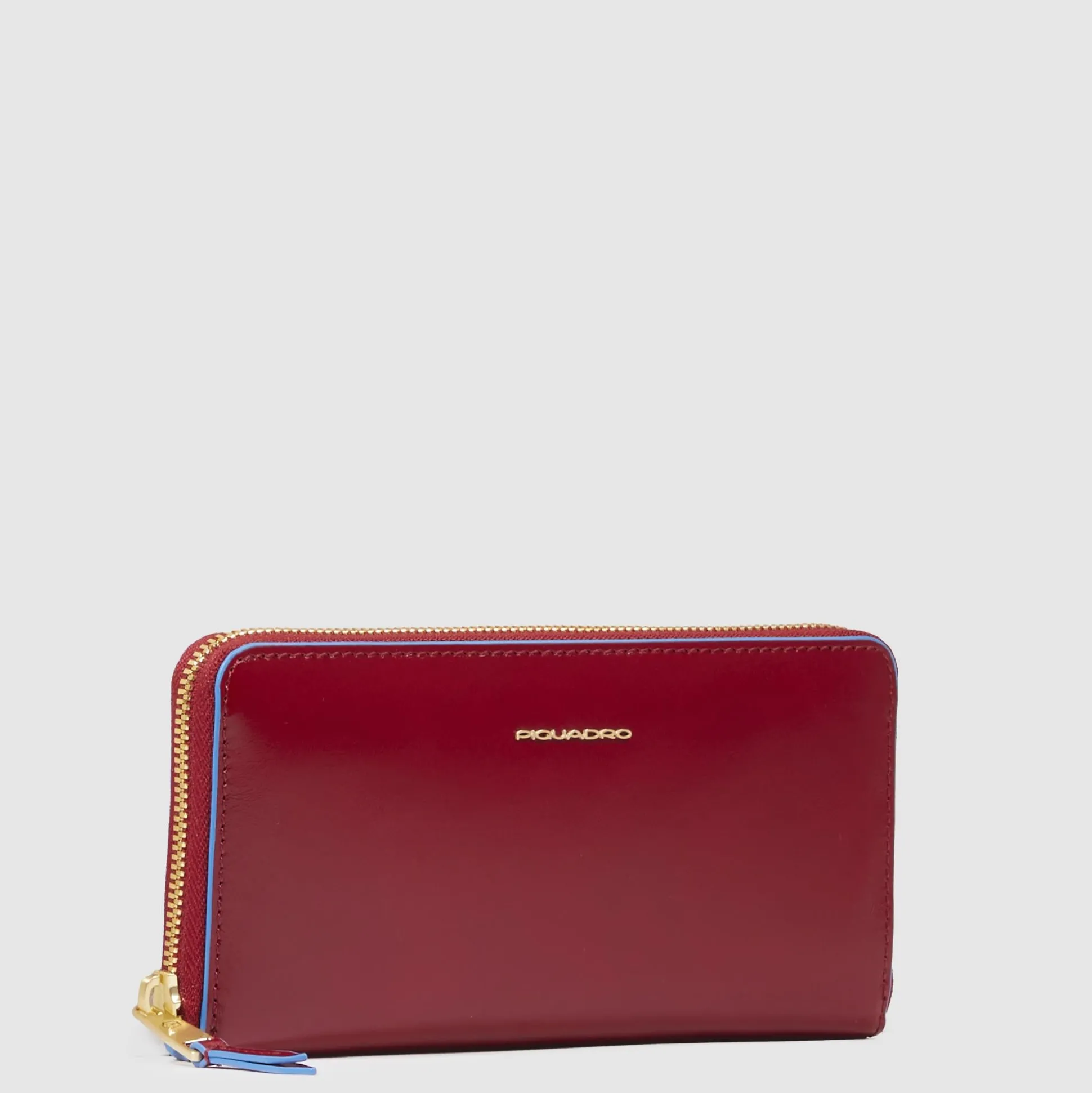Grand portefeuille femme zippé