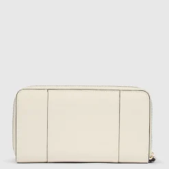 Grand portefeuille femme zippé avec 4 soufflets
