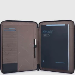 Organiseur au format A4, mince, zippé, avec boucle