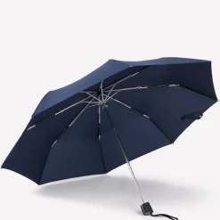 Parapluie pliant coupe-vent en tissu recyclé