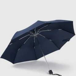 Parapluie pliant coupe-vent en tissu recyclé