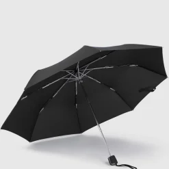 Parapluie pliant coupe-vent en tissu recyclé