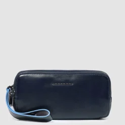 Pochette homme avec trois compartiments