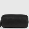 Pochette homme avec trois compartiments