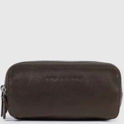 Pochette homme avec trois compartiments