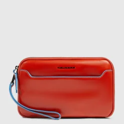 Pochette homme avec trois compartiments