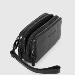 Pochette homme avec trois compartiments