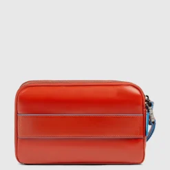 Pochette homme avec trois compartiments