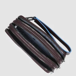 Pochette homme avec trois compartiments