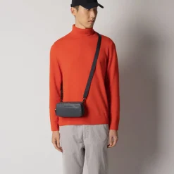 Pochette homme avec trois compartiments