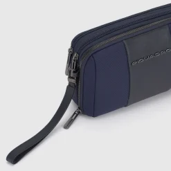 Pochette homme en tissu recyclé