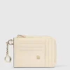 Porte-cartes de crédit femme avec porte-clés