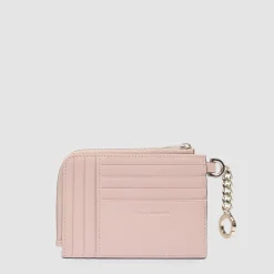 Porte-cartes de crédit femme avec porte-clés