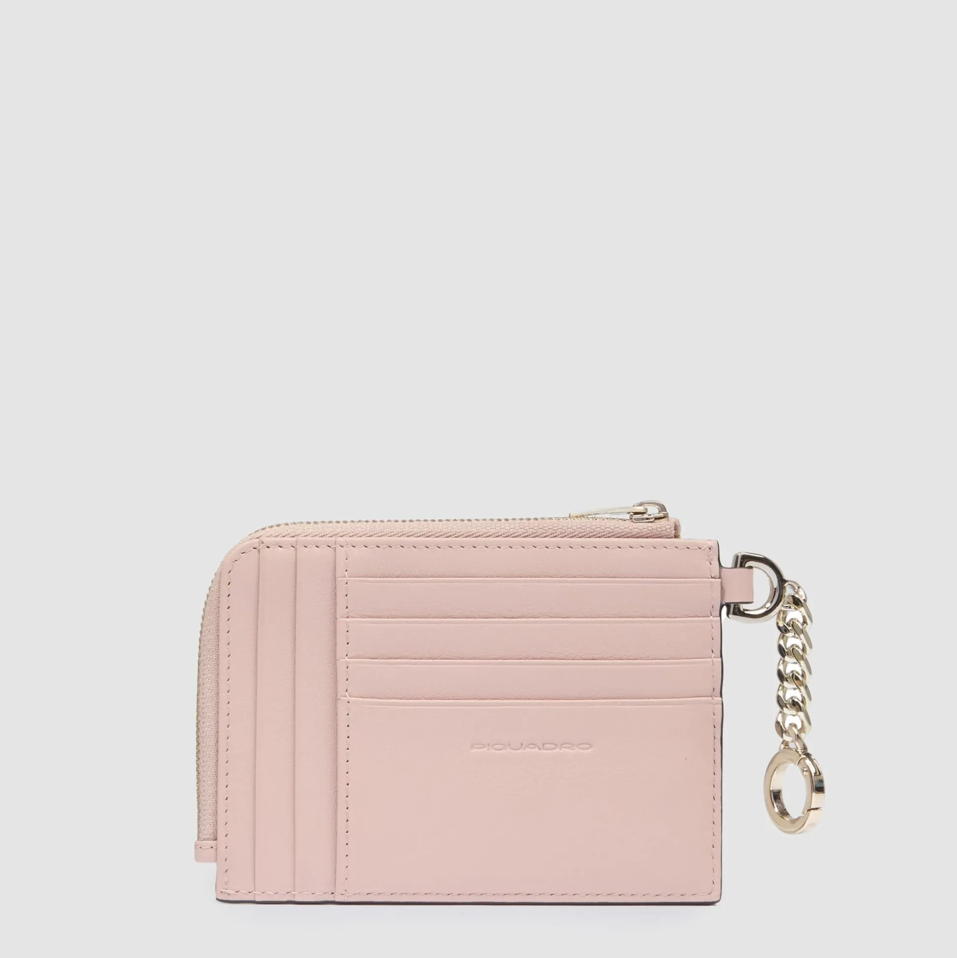 Porte-cartes de crédit femme avec porte-clés