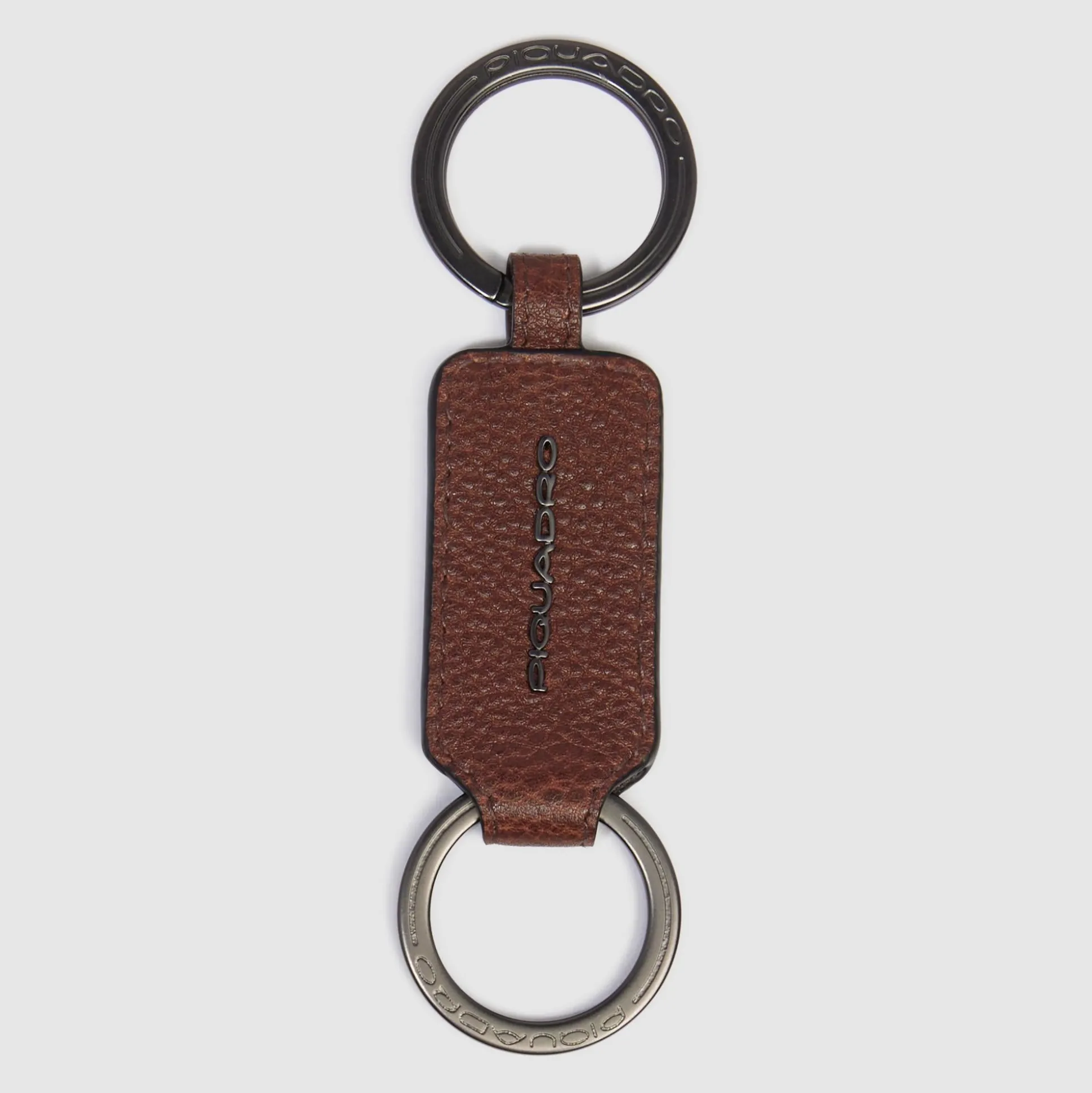 Porte-clés homme avec deux anneaux