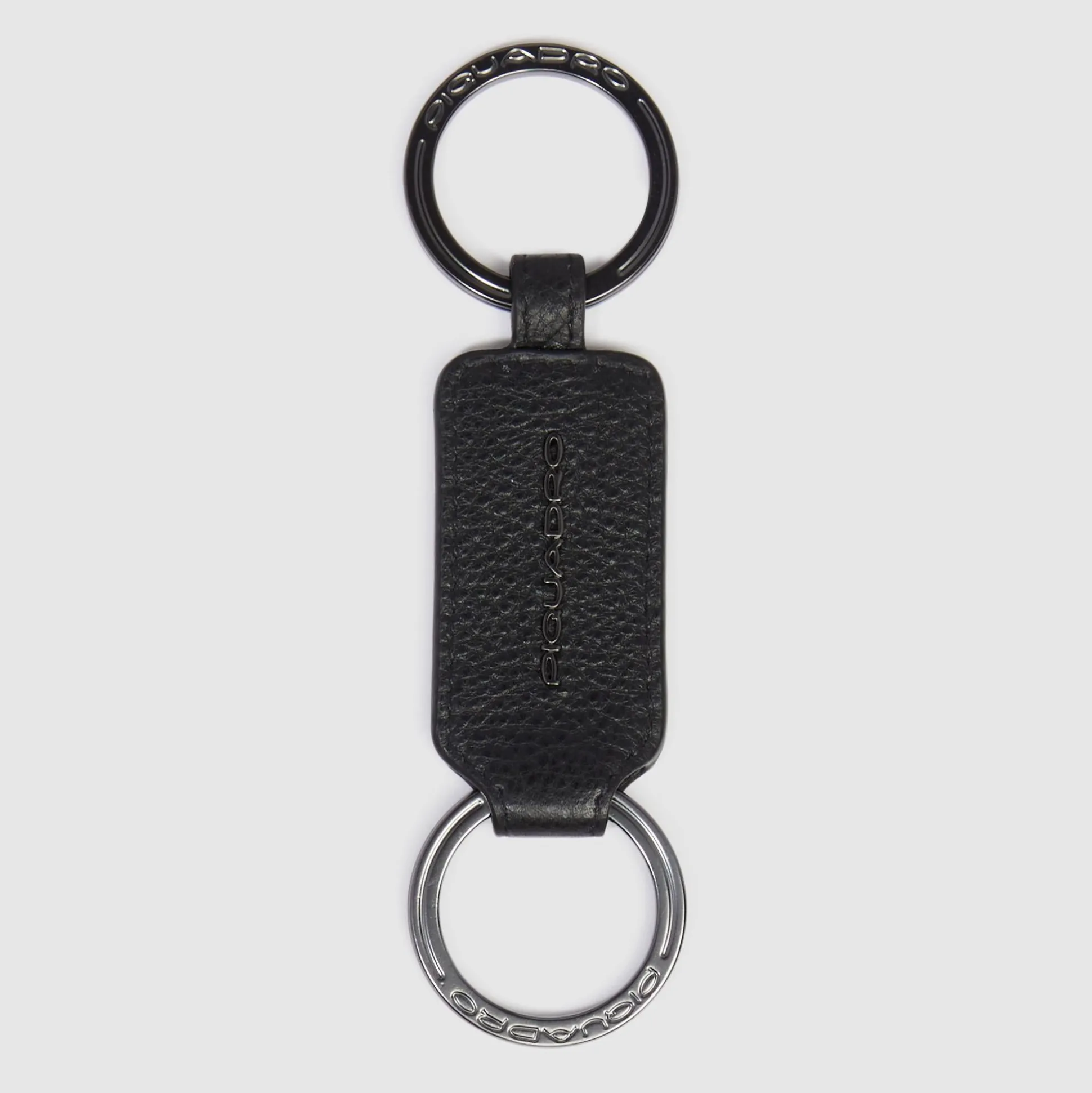Porte-clés homme avec deux anneaux
