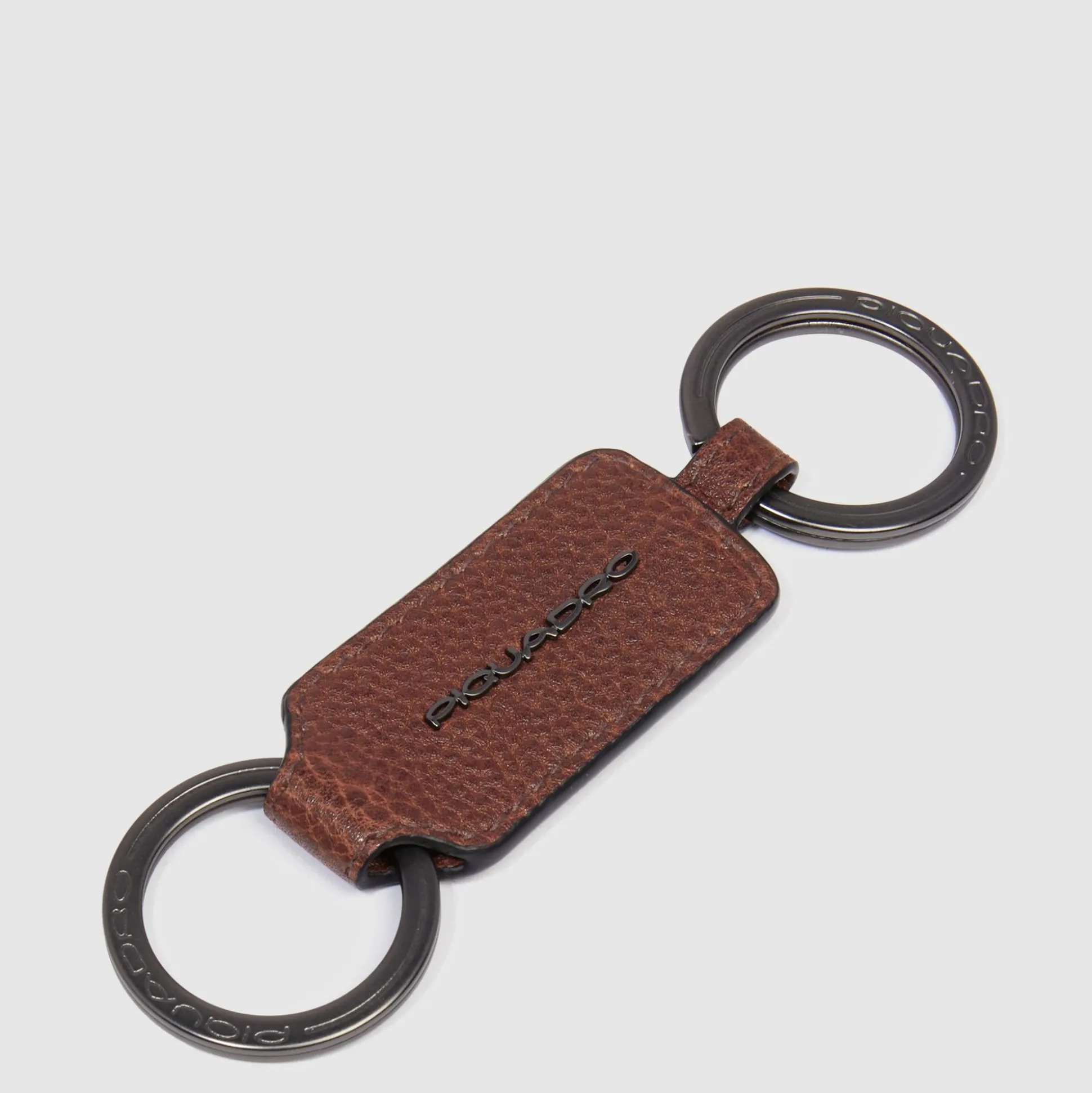 Porte-clés homme avec deux anneaux