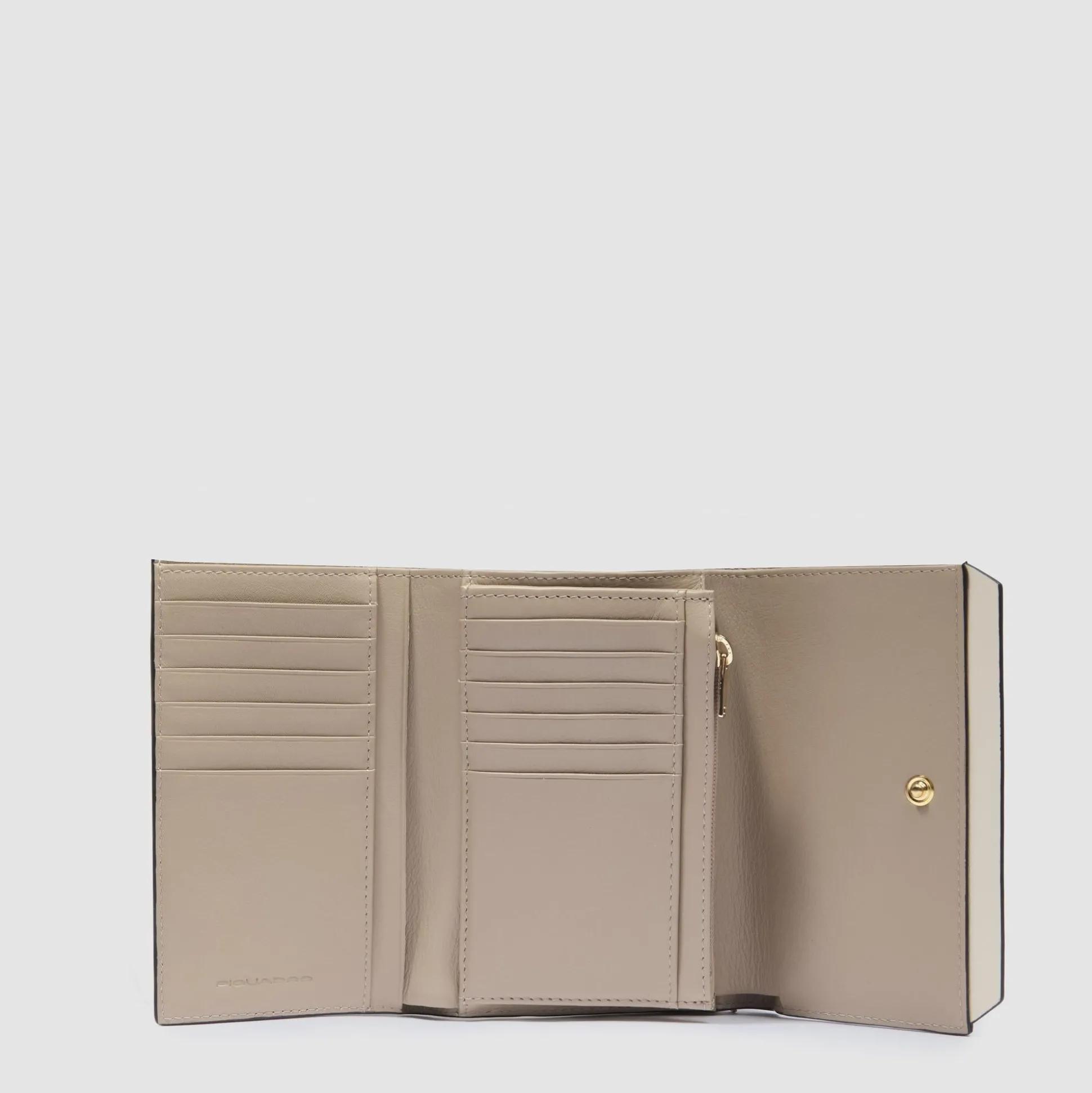 Portefeuille à trois volets femme, petit format