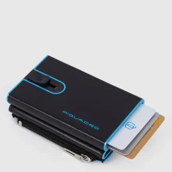 Portefeuille compact pop-up avec porte-monnaie
