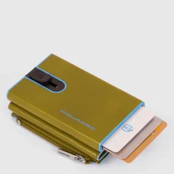 Portefeuille compact pop-up avec porte-monnaie