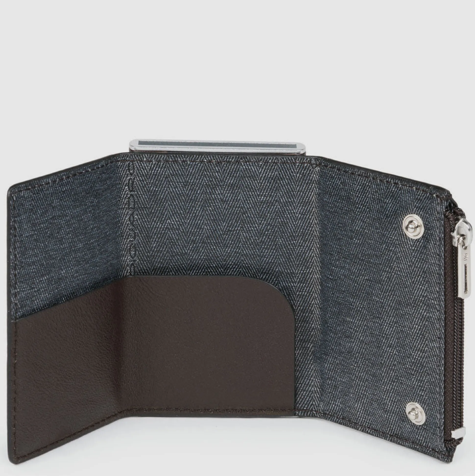 Portefeuille compact pop-up avec porte-monnaie