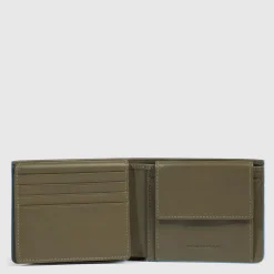 Portefeuille homme en cuir avec porte-CNI