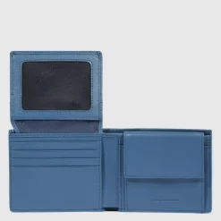 Portefeuille homme en cuir avec porte-CNI