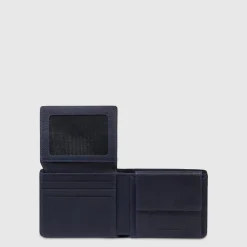 Portefeuille homme en cuir avec porte-CNI