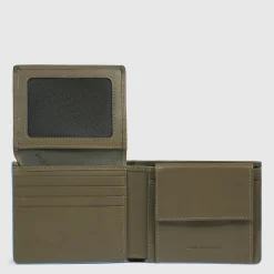 Portefeuille homme en cuir avec porte-CNI