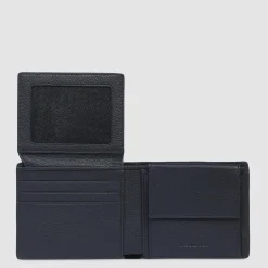 Portefeuille homme en cuir avec porte-CNI
