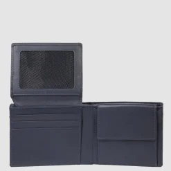 Portefeuille homme en cuir avec porte-CNI