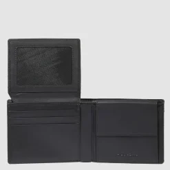 Portefeuille homme en cuir avec porte-CNI