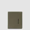 Portefeuille homme vertical avec porte-monnaie